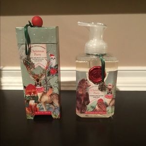 New Michel Design Works Christmas Party Foaming Hand Soap and Hand Body Lotion